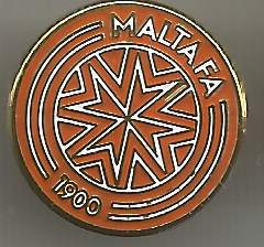 Badge Football Association Malta NEW RED